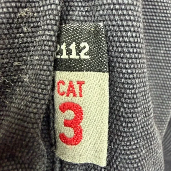 Carhartt FR Black Faded Work Jacket Shirt Mens 2XL Snap Front Shacket Cat 3